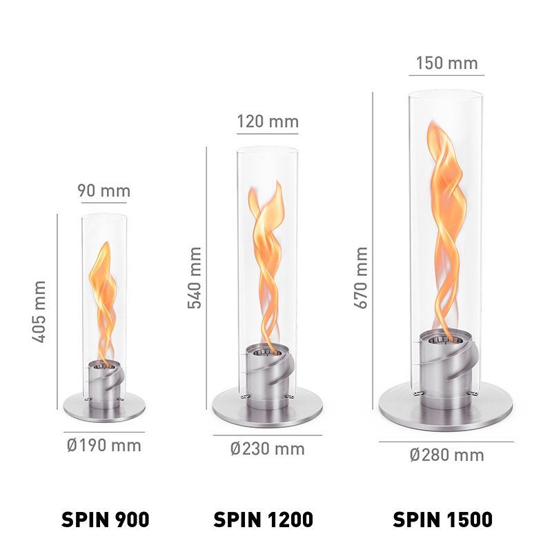 Feu de table - Argent