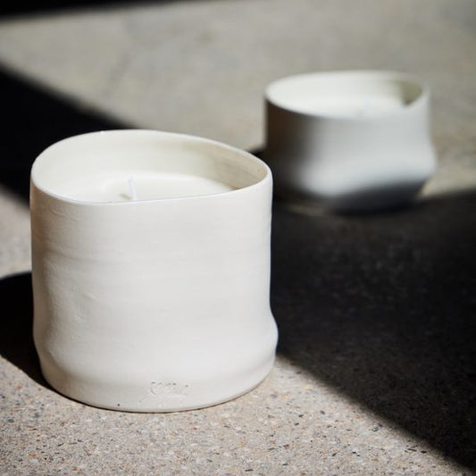 Bougies en porcelaine