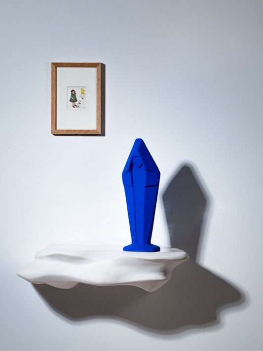 Statuette Madome - Bleu outremer