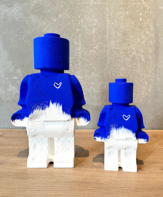 Donneur d'amour - bi-color bleu klein