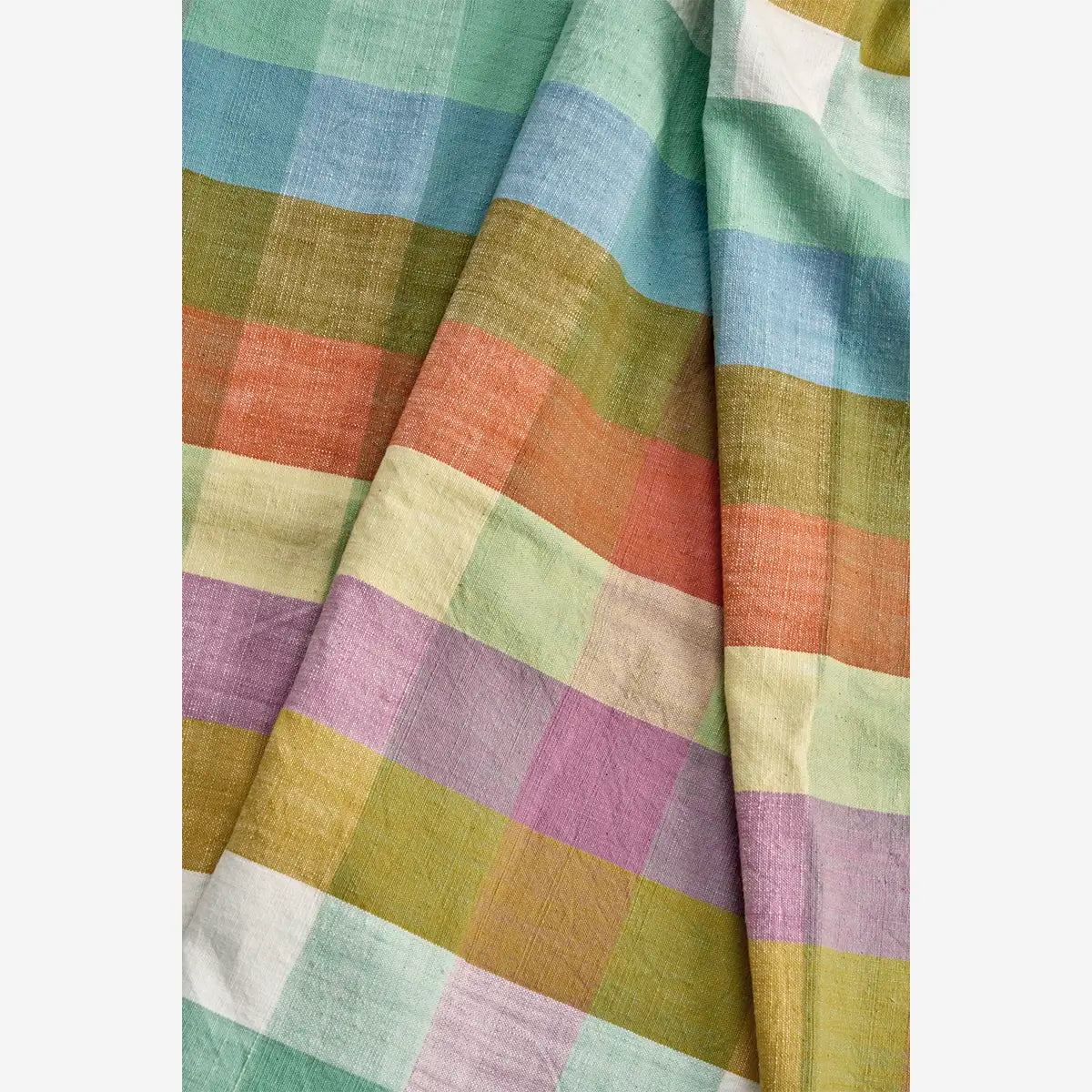 Nappe à carreaux multicolores