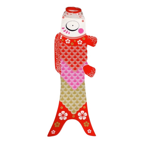 Carpe japonaise Rouge doré en coton bio