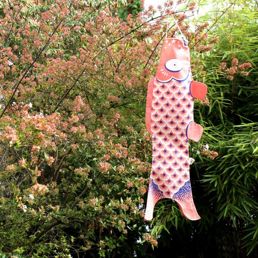 Carpe japonaise Pink en coton bio