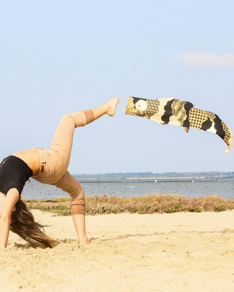 Carpe japonaise Matsu noir en coton bio