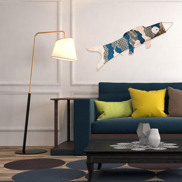 Carpe japonaise Matsu blue en coton bio