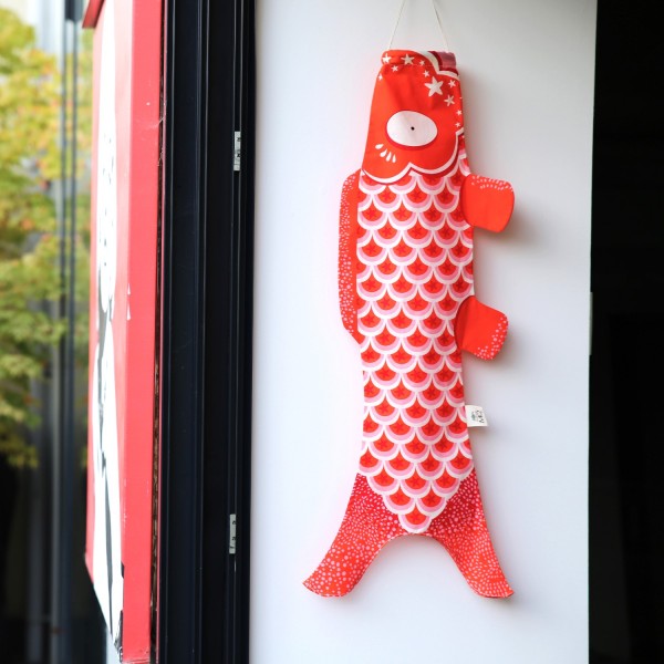 Carpe japonaise Tangerine en coton bio