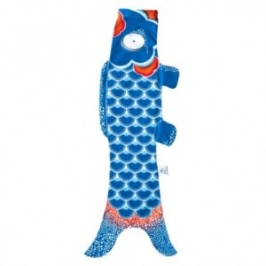 Carpe japonaise Bleu Océan en coton bio