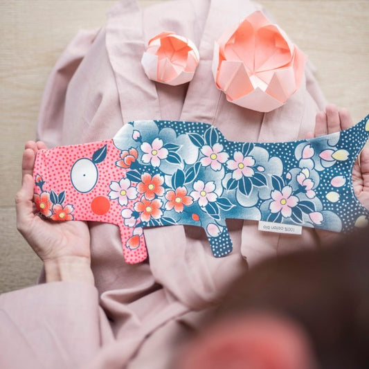 Carpe japonaise Sakura en coton bio