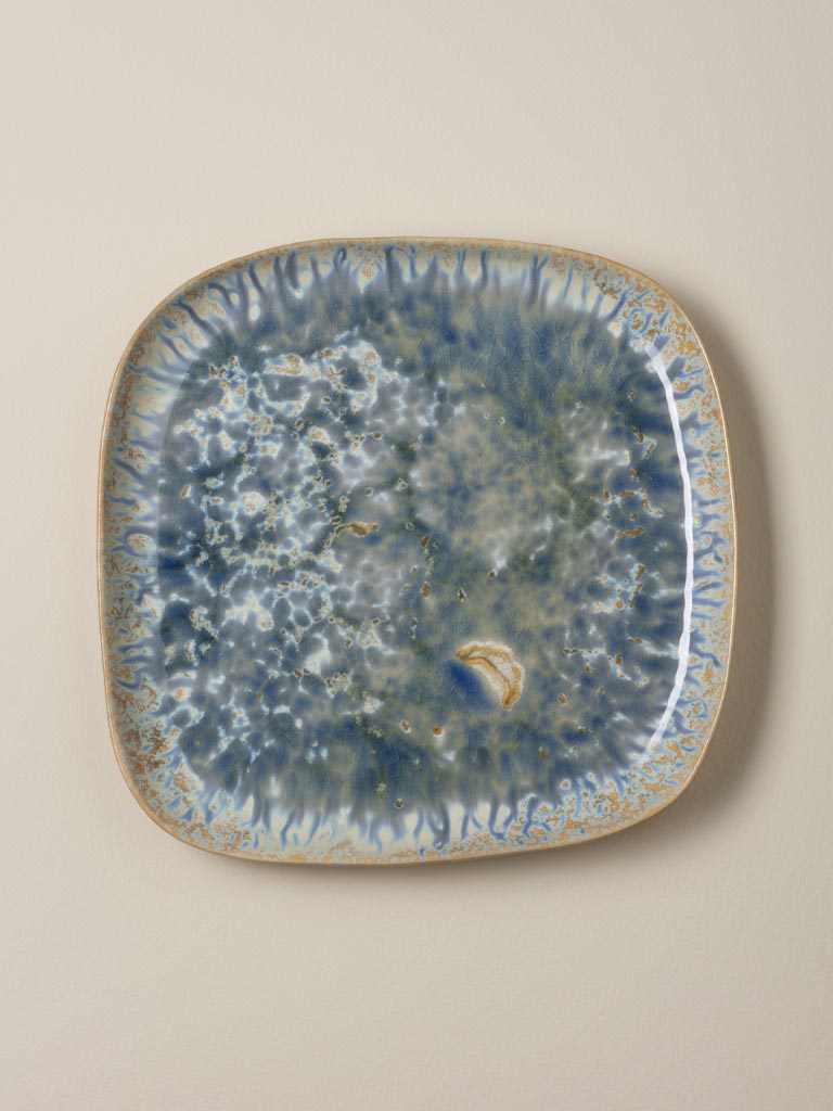 Assiette carré intense