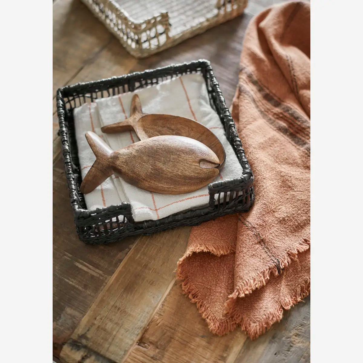 Couverts à salade poisson