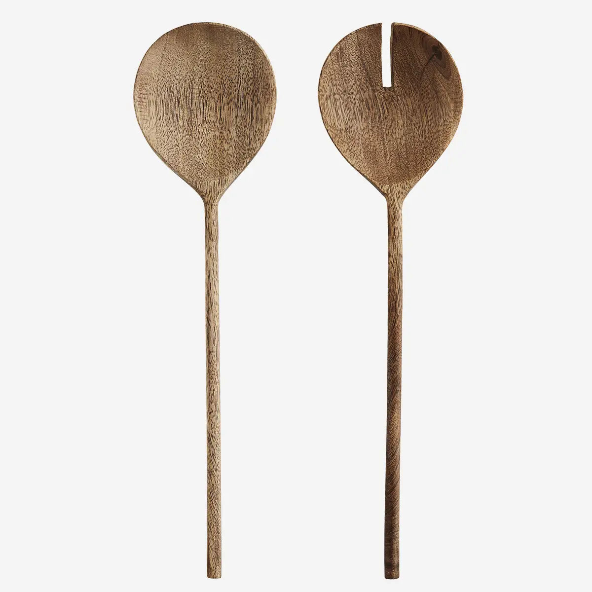Couverts à salade en bois fin