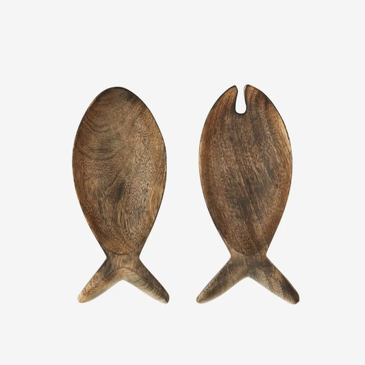 Couverts à salade poisson