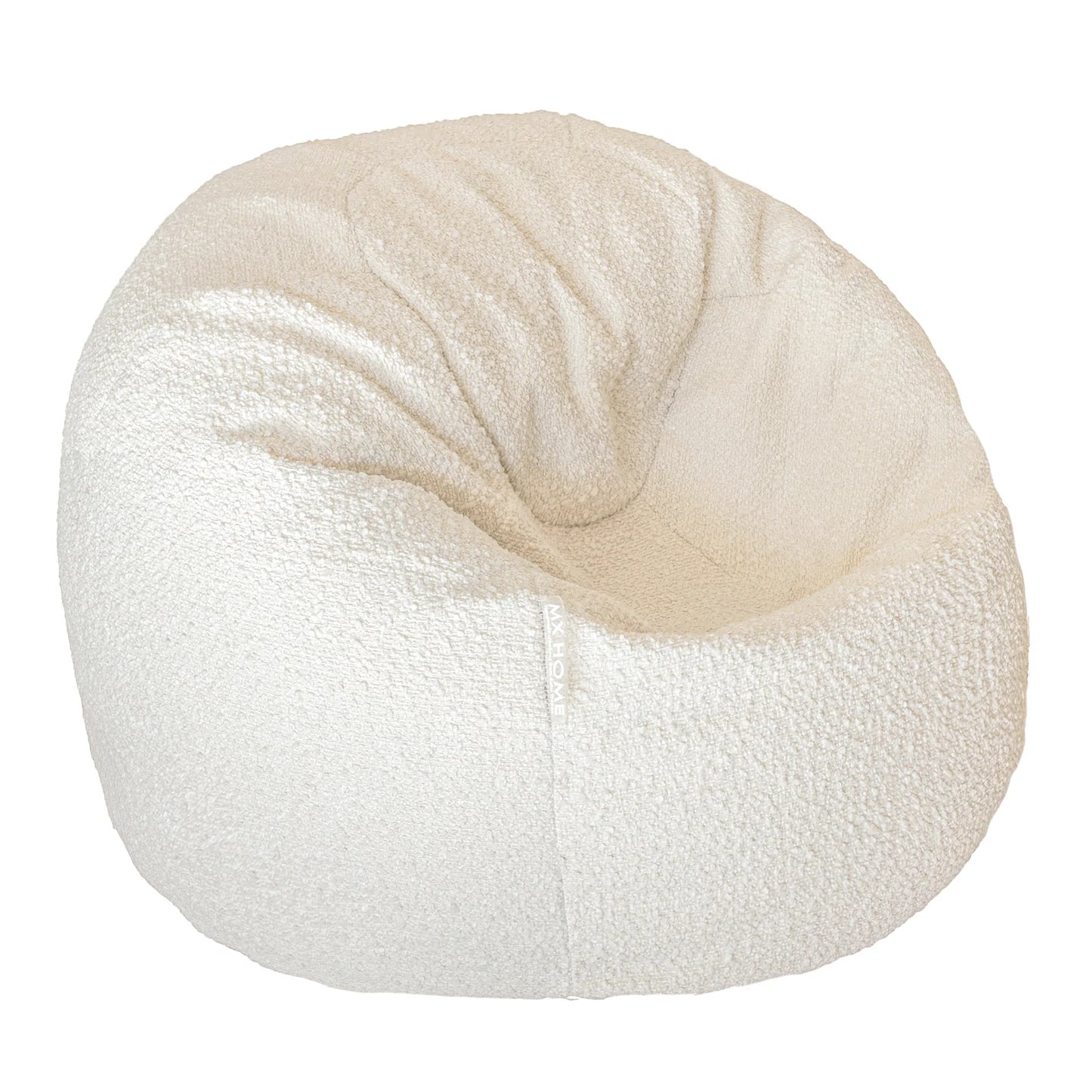 Gros pouf - Laine bouclée