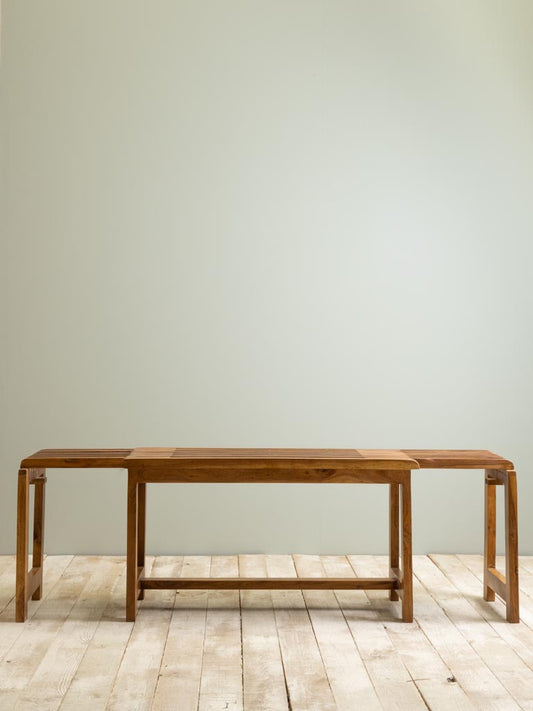 Banc extensible - Acacia foncé