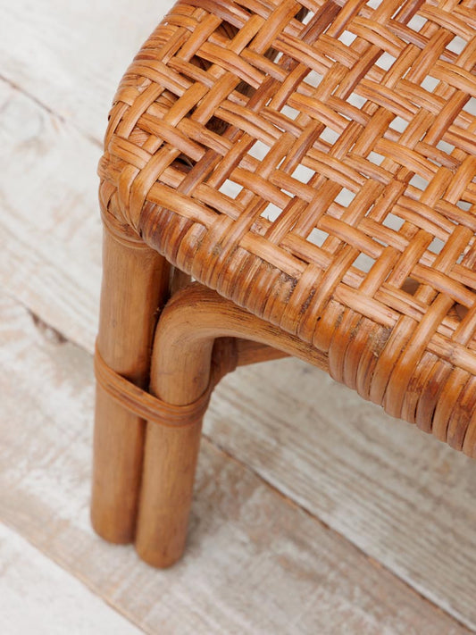 Chaise lounge en rotin
