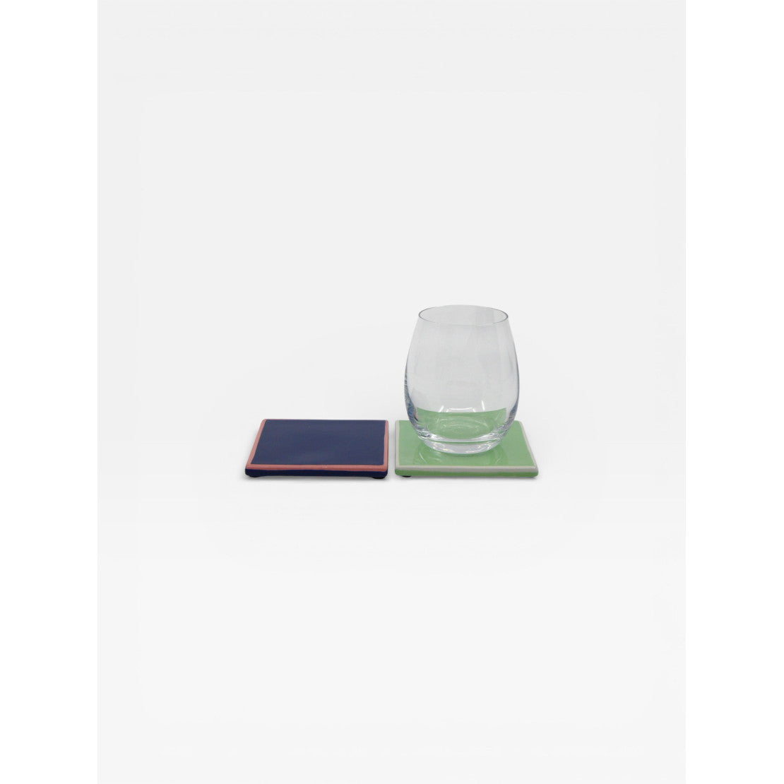 Sous-verres cubiques - Bleu