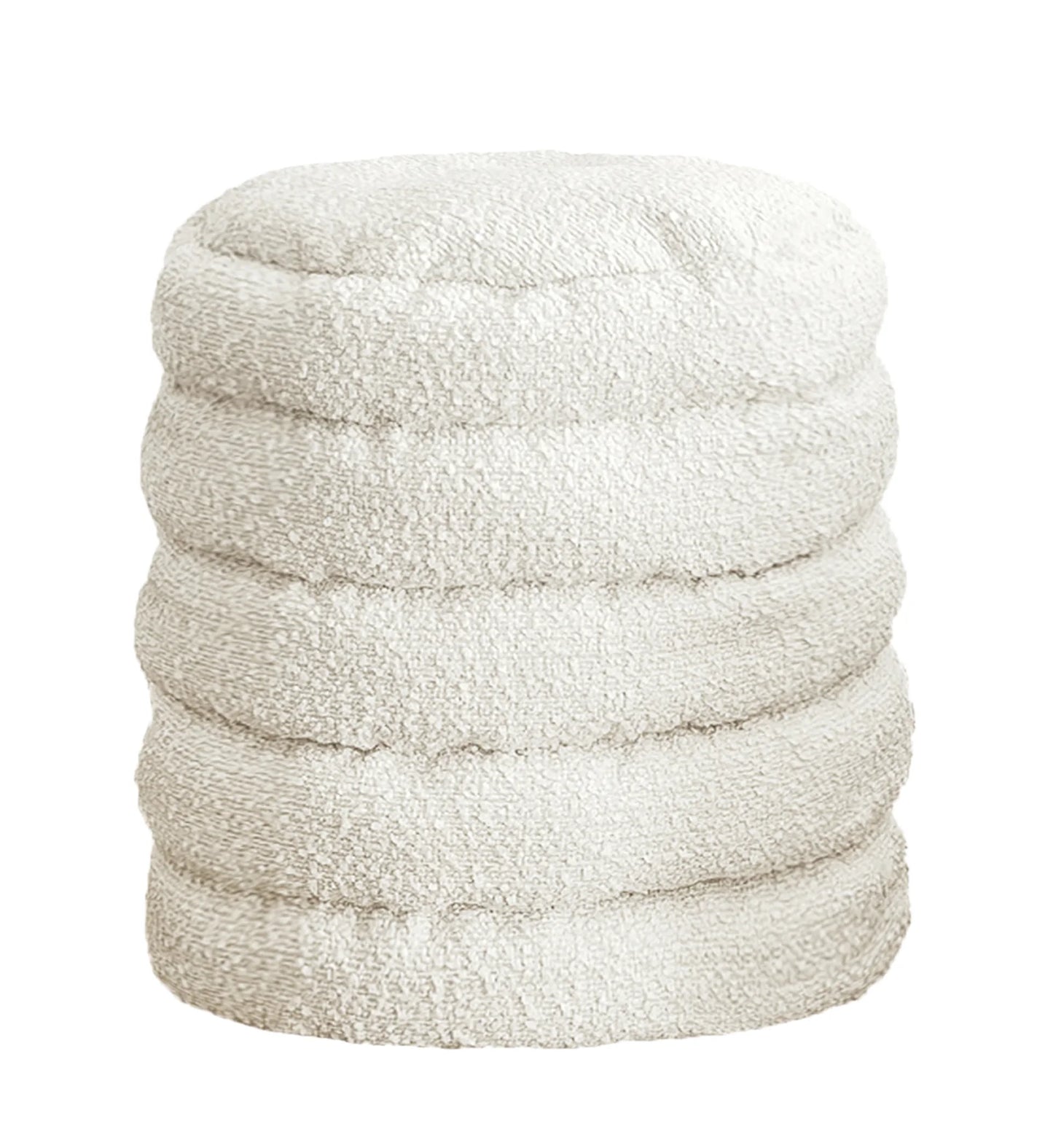 Tabouret - Laine bouclée
