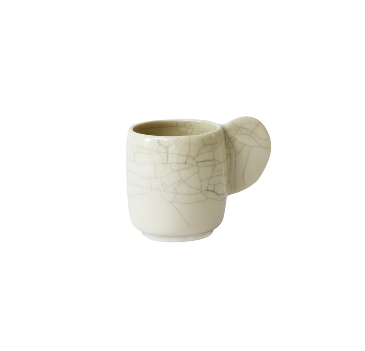 Tasse et sous tasse - Quartz craquelé
