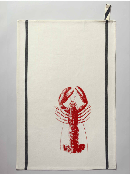 Torchon homard rouge