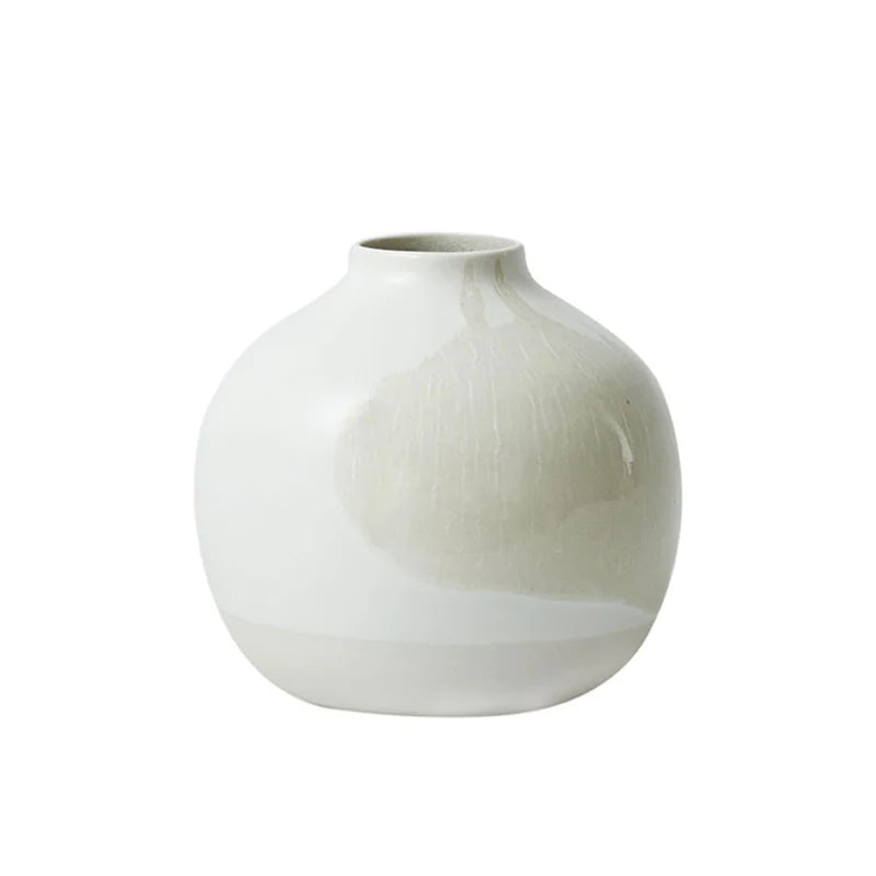 Vase nèfle - Blanc à la cendre