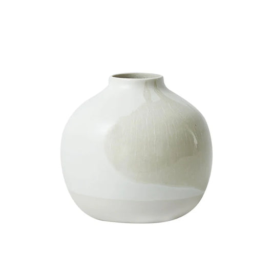 Vase nèfle - Blanc à la cendre