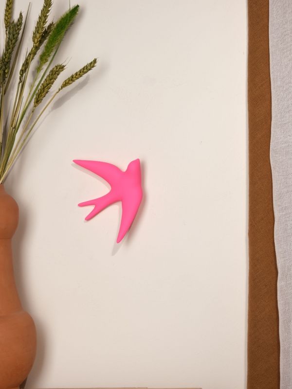 Hirondelle - Rose fluo